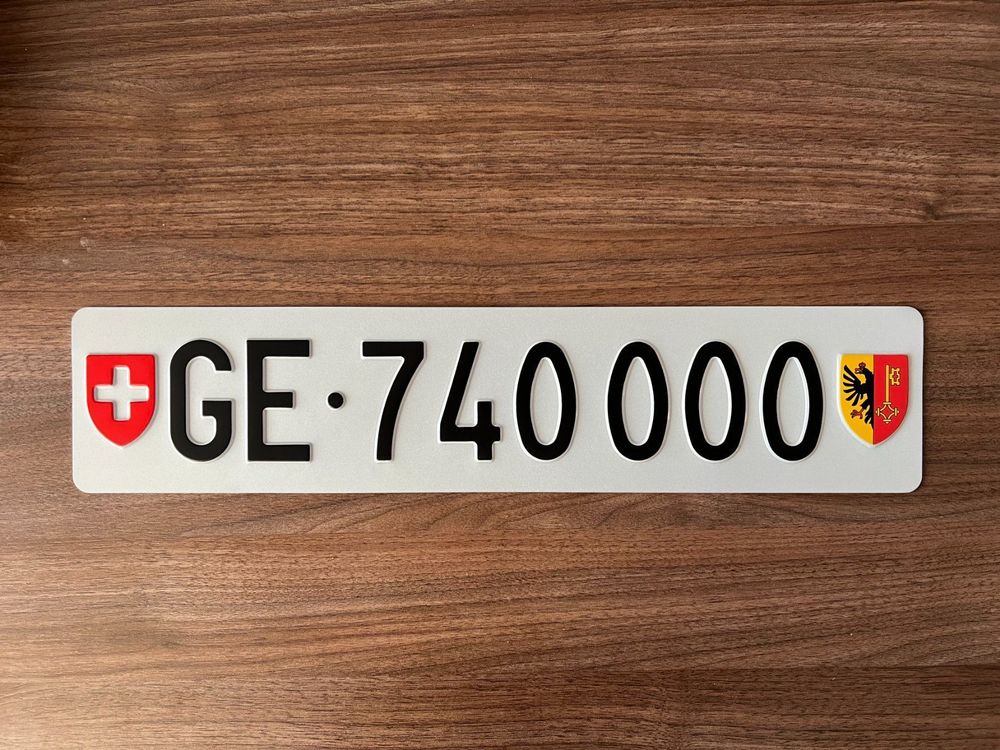 Plaques d'immatriculation GEnève Kaufen auf Ricardo
