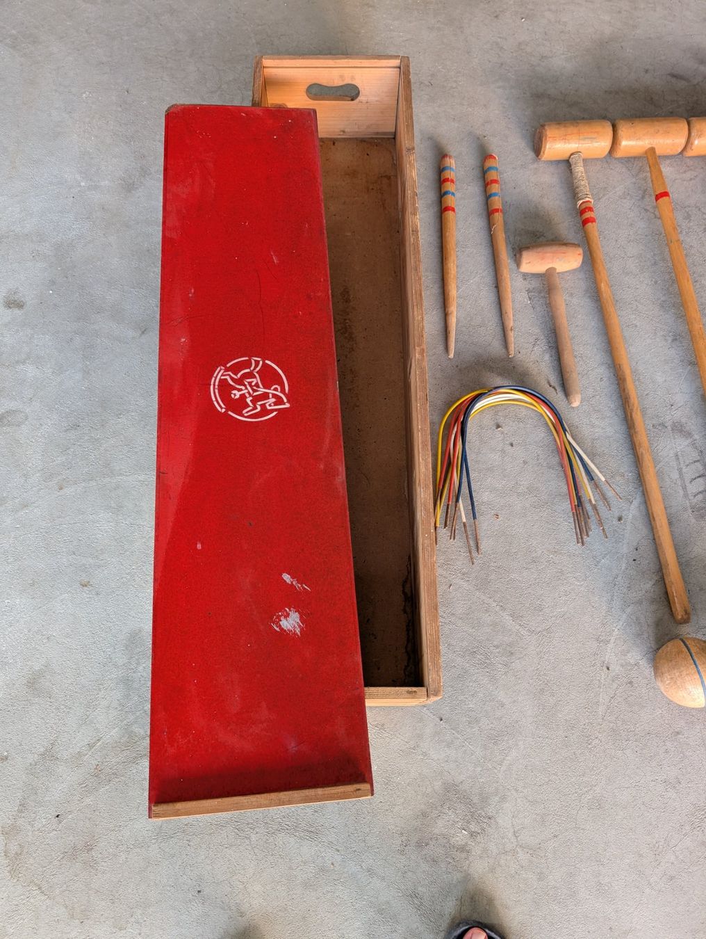 Jeux: Altes Croquet Spiel – D'occasion à Sulgen par Fiero 1