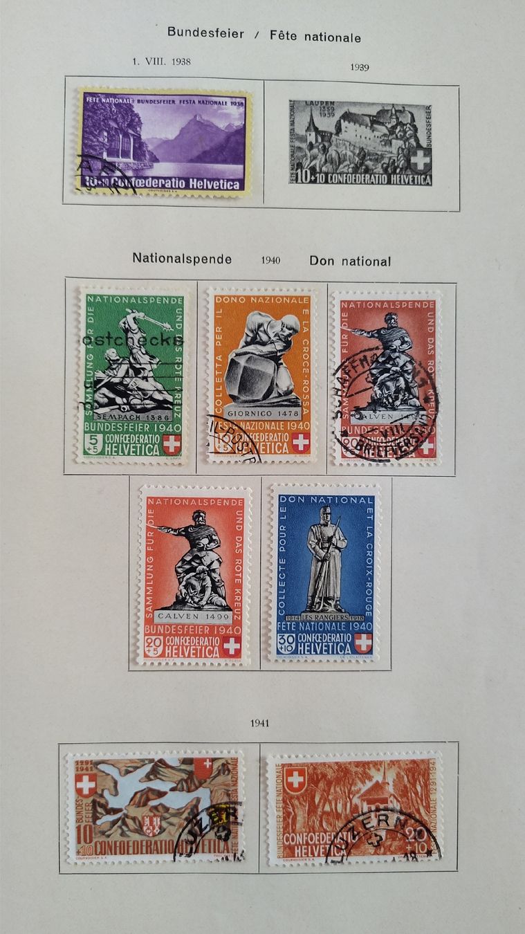 Tutti i francobolli: Grosses Briefmarken Album ab Rayons!!! – Usato da Bolligen venduto da PhilHan 6