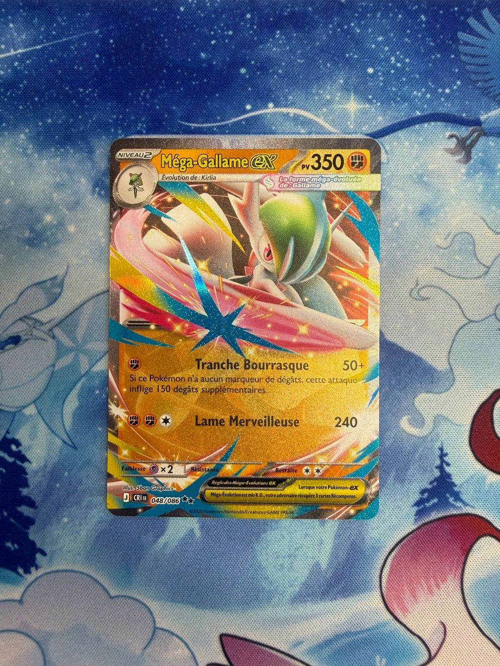 Pokémon Carte collezionabili: Méga-Gallame EX - CRI 048 FR – Nuovo (secondo la descrizione) da Courgenay venduto da ScamBoxOff