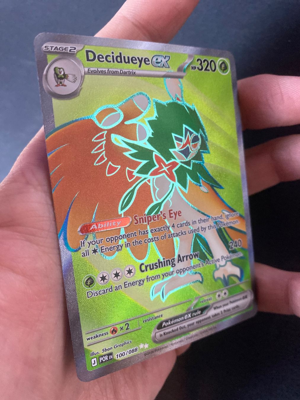 Pokémon Carte collezionabili: Decidueye ex 100 - Silvarro ex - Perfect Order - EN – Nuovo (secondo la descrizione) da Hausen AG venduto da Shrade 1