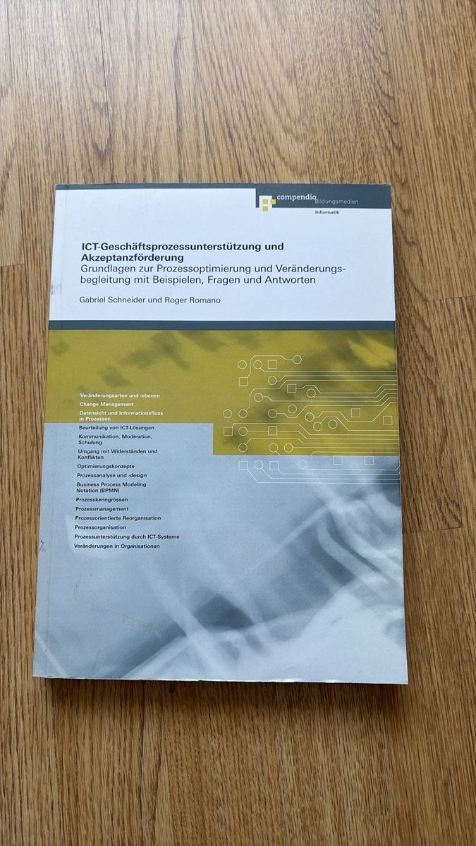 Libri: Fachbuch: ICT-Geschäftsprozessunterstützung – Usato da Glattbrugg venduto da nino_zh