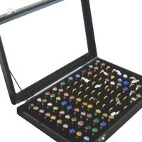 Ringdisplay Schmuckkasten 100 Fächer
