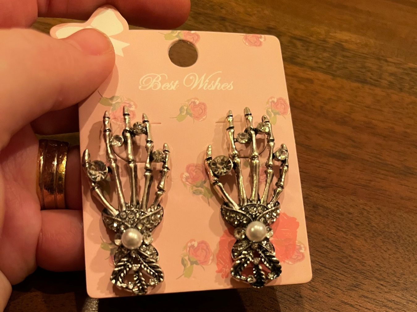 Ohrringe & -stecker: Ohrringe Skelett Hand – Neu und originalverpackt aus Gams von Mariawicca 8
