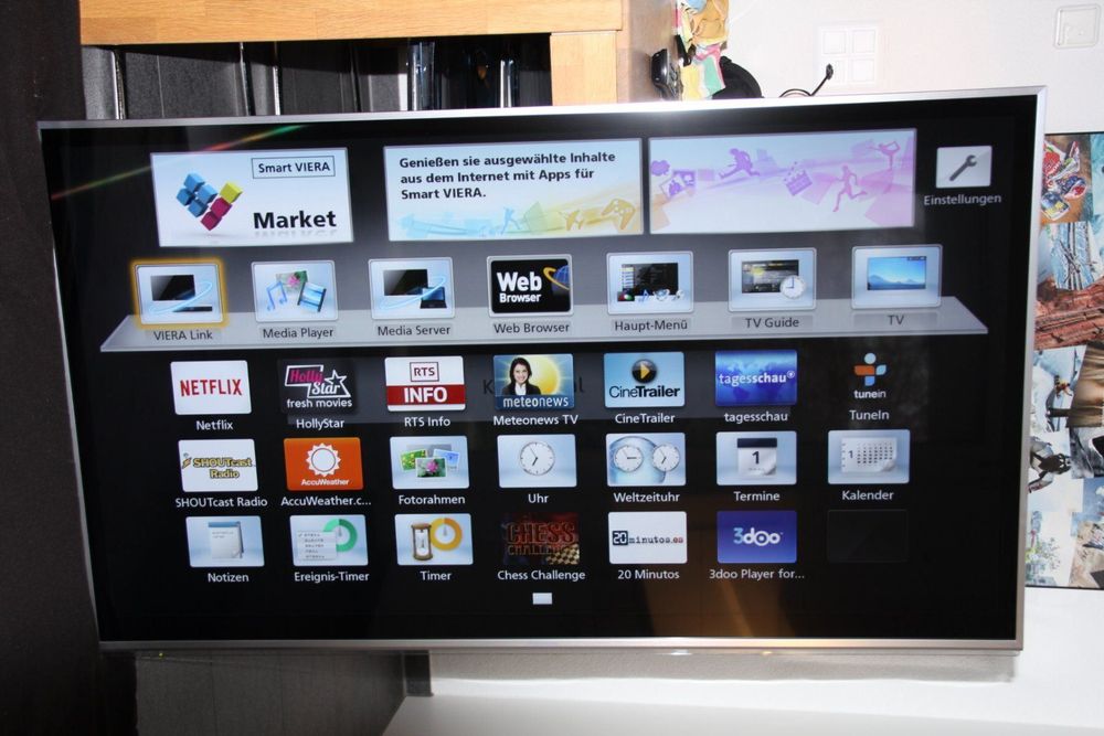 Aurabeam Control Remoto Compatible con Panasonic TX-L55WTW60 Televisión/TV