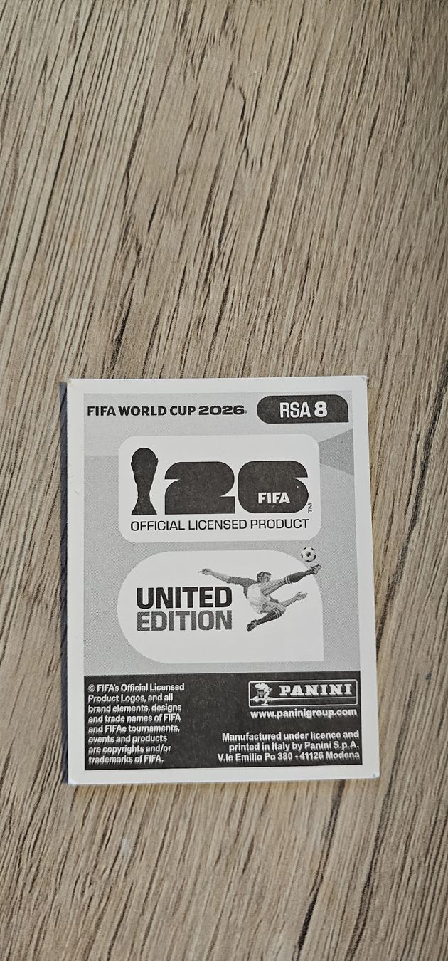Panini Carte collezionabili: FIFA WM 2026 Panini Sticker RSA 8 – Nuovo e nell'imballaggio originale da Biel VS venduto da volcom8702 1