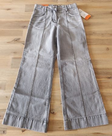 Neue Sanetta Down Over Jeans, Gr. 134, Grau