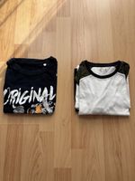 2 Coole Langarm T-Shirts Grösse 158/164