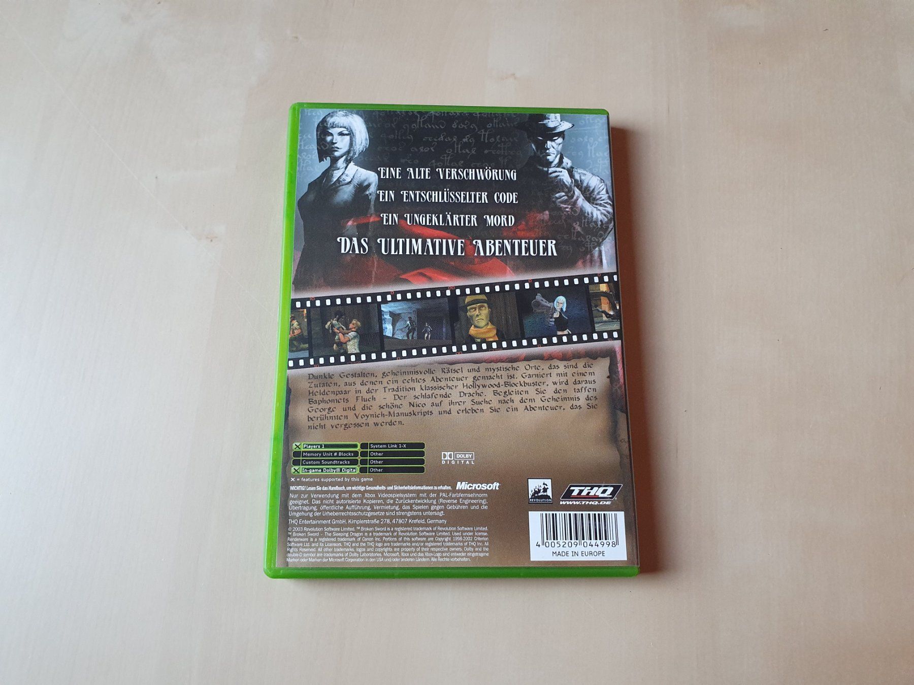Microsoft Giochi: Baphomets Fluch – Usato da Stansstad venduto da collectorsshop 1