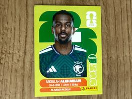 Panini FIFA WM 2026 Sticker Abdullah Alkhaibari KSA 11