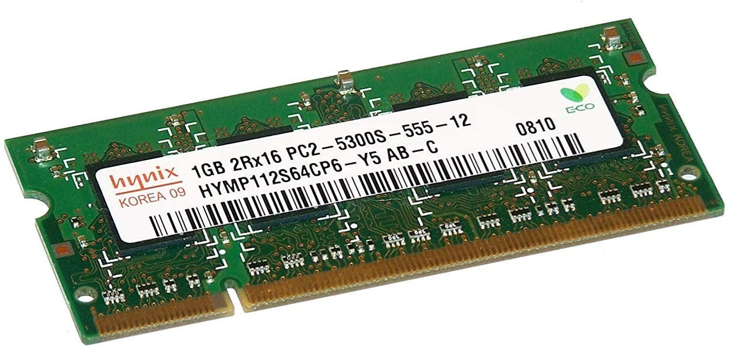 Schede di memoria: 1GB Hynix HYMP112S64CP6 SO-DIMM – Usato da Fislisbach venduto da Special24