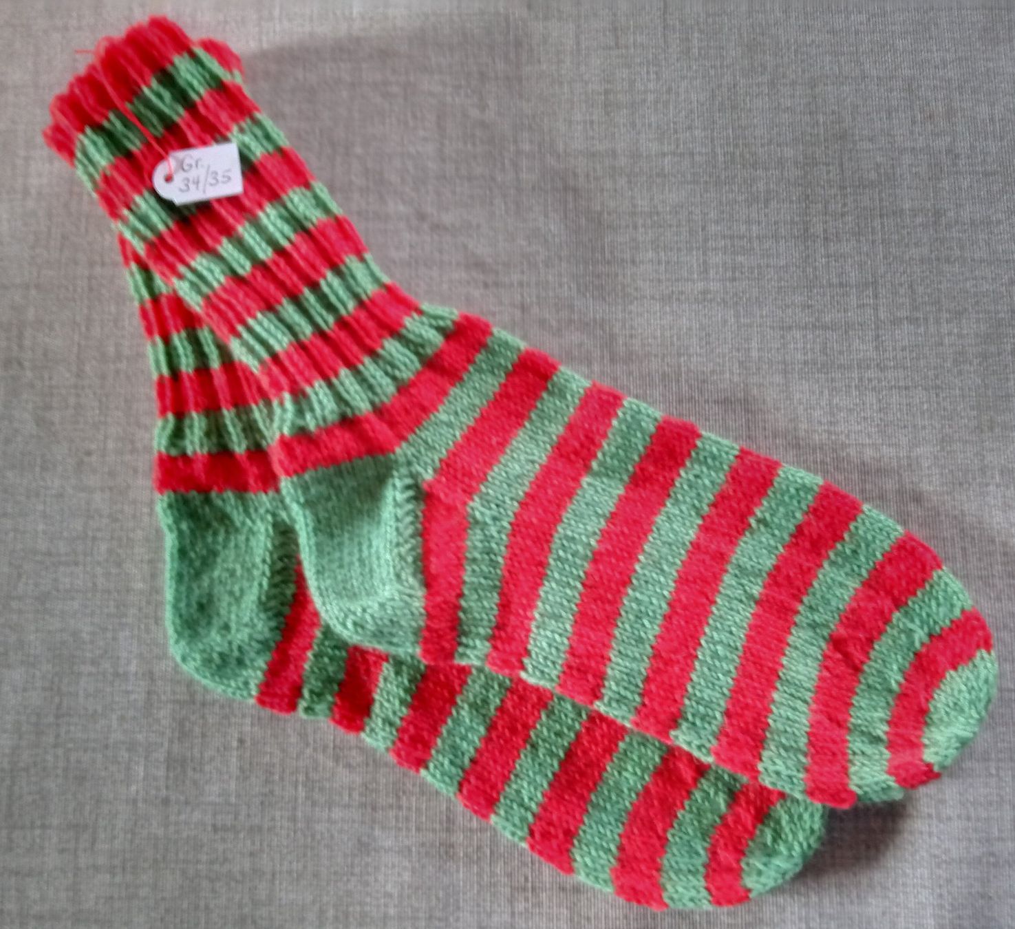 Socken für Kinder: Gestrickte Socken/Wollsocken Gr. 34/35 – Neu und originalverpackt aus Brienz BE von stora
