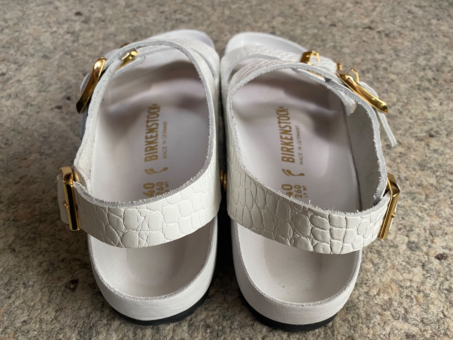 Birkenstock Scarpe da donna: Birkenstock Milano exquisite Gr. 40 – Nuovo (secondo la descrizione) da Wattwil venduto da edel88 5