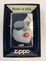 Zippo Feuerzeug mit Damenmotiv neu