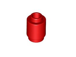 LEGO - 50x Red Brick, Round 1x1 - 3062b - NEW