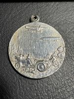  Médaille souvenir 1910 avec moto, voiture, avion et autre