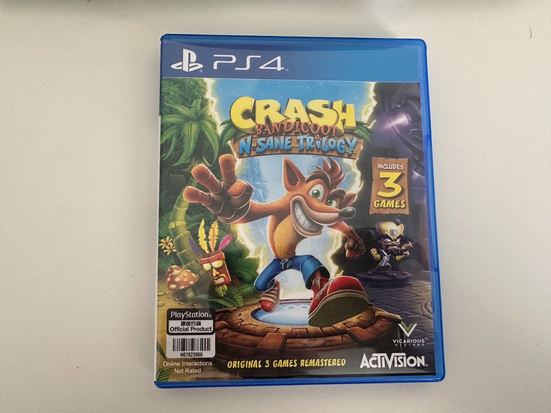 Sony Giochi: Jeu PS4 Crash Bandicoot N. Sane Trilogy – Usato da Couvet venduto da nay_prh5