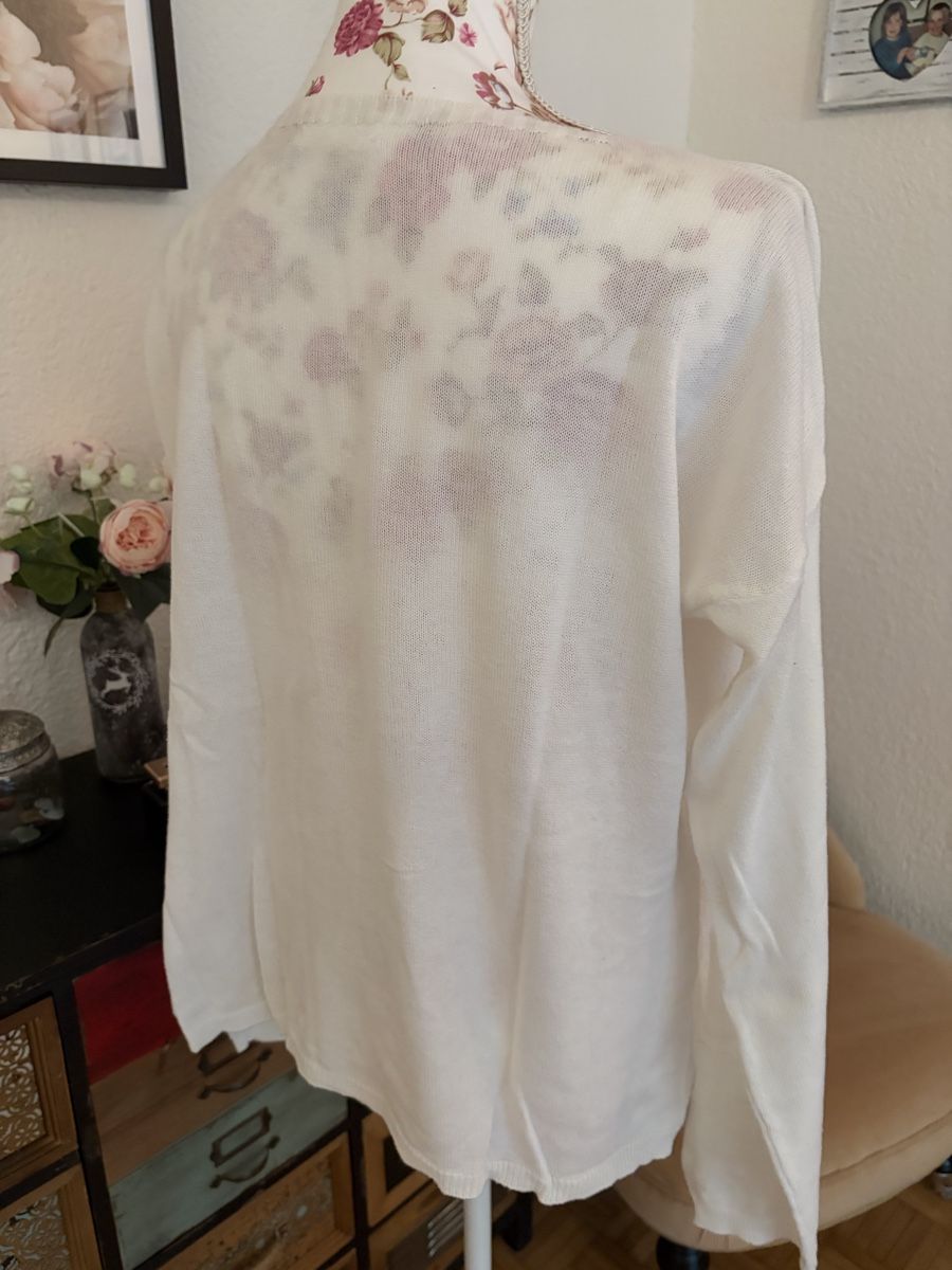Maglioni & Felpe: Pullover weiss Baumwolle S/M – Usato da Schönenberg ZH venduto da Pfupfli1 4