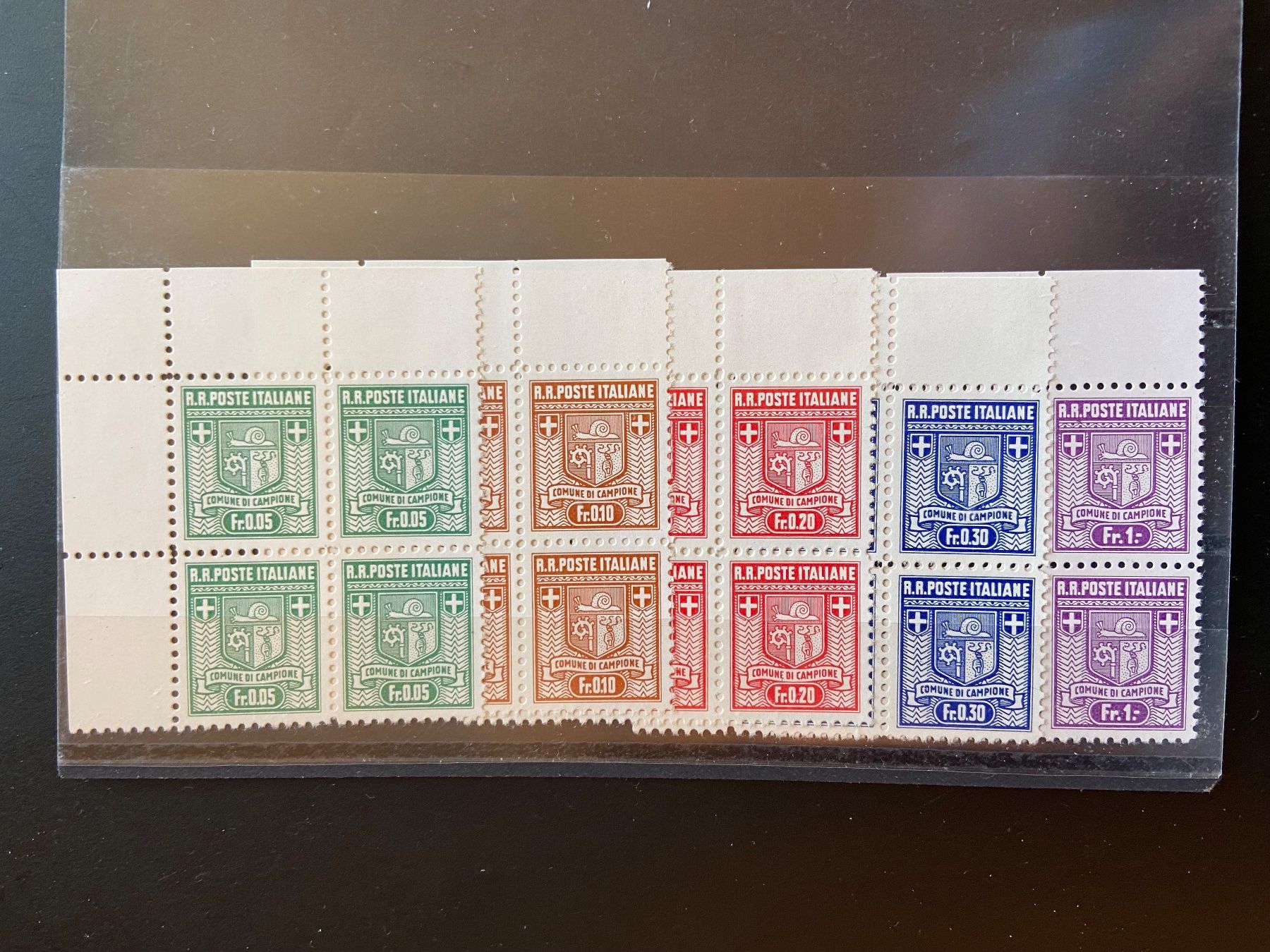 Tutti i francobolli: Campione Briefmarken (Schweiz) – Nuovo (secondo la descrizione) da Bauma venduto da dan_6c86