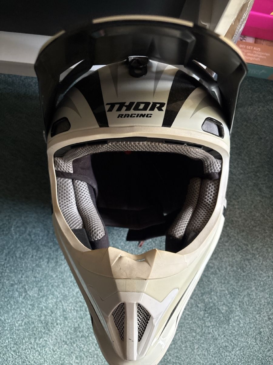 Helme & Visiere: Motorradhelm THOR Racing Grösse M 57-58cm – Gebraucht aus Kreuzlingen von Joshua_koechli 1