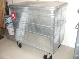 Verwo 800 Liter Stahlcontainer, Abfall-/Kehrichtcontainer NW