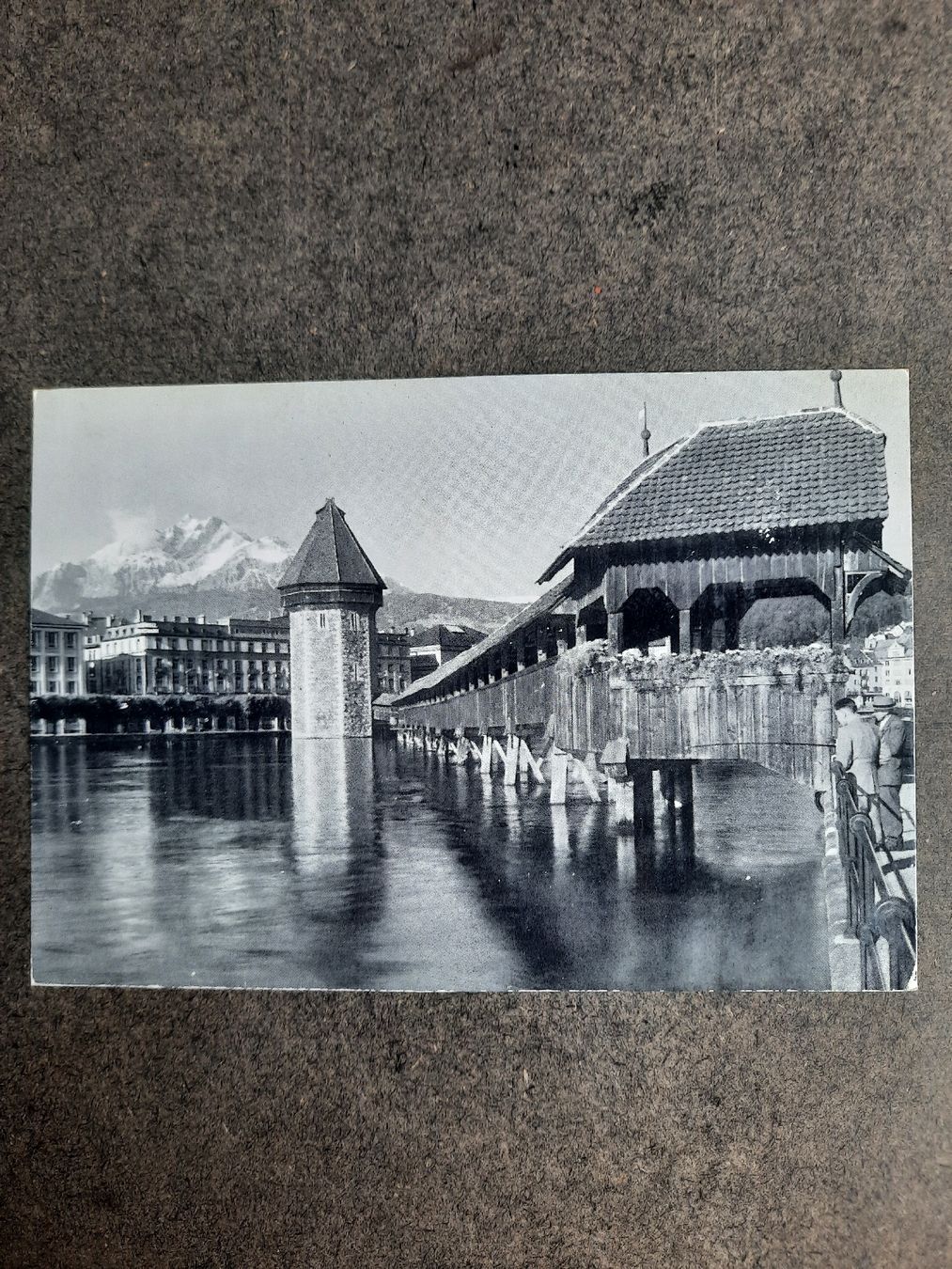 Cartoline postali: alte Ansichtskarte Luzern Kapellbrücke und Wasserturm – Usato da Nottwil venduto da mar_jqm7