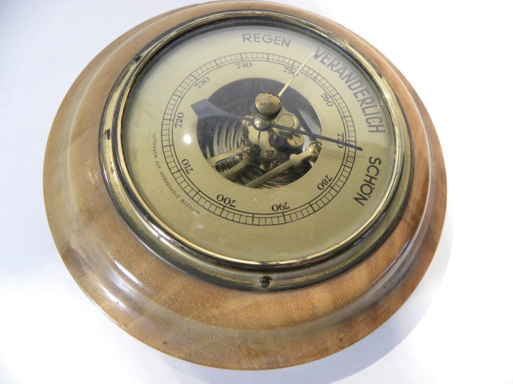 Altri elettrodomestici e apparecchi d’epoca: Runder alter Barometer von Strahm Basel 5 – Usato da Reinach venduto da Cargill 2