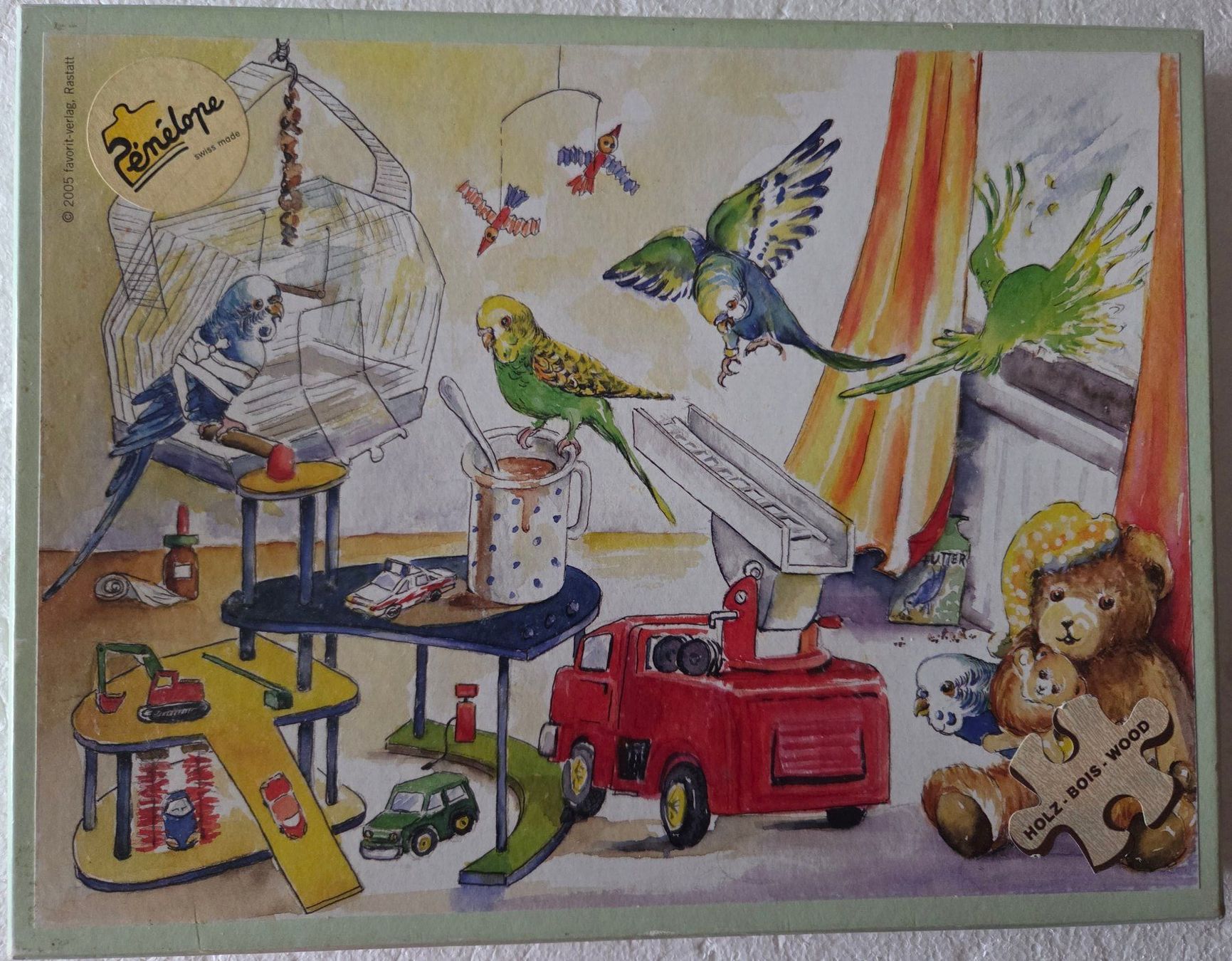 Penelope Puzzles: Penelope Holzpuzzle Junior 63 Teile – Gebraucht aus Gossau SG von tenerife11