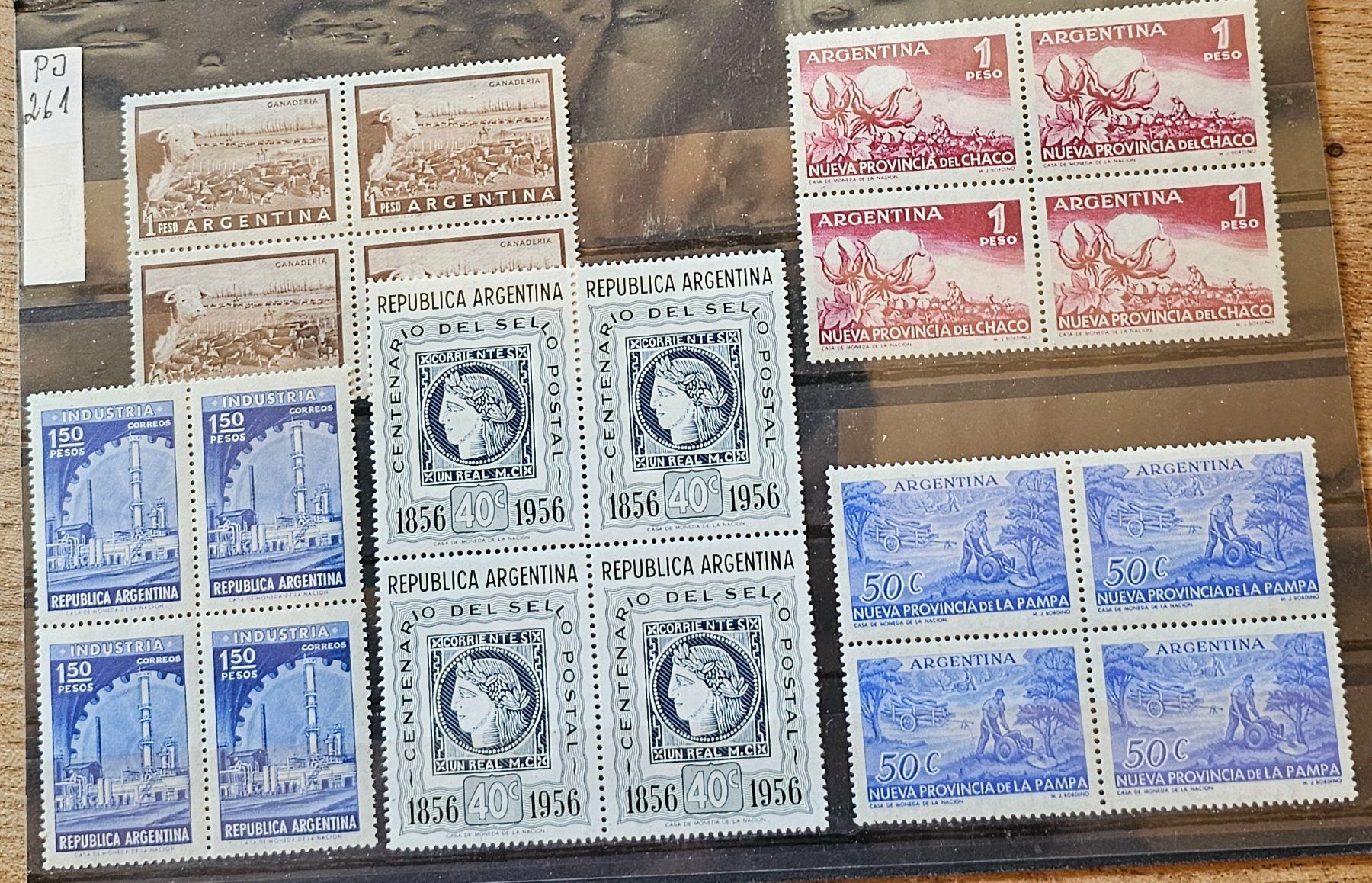 Tous les timbres: ARGENTINIEN - 4er-Bl. ** – Neuf (Voir description) à Les Valettes par Nuba1