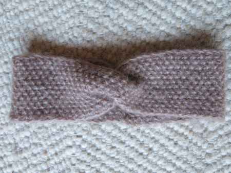 Stirnband Handgestrickt