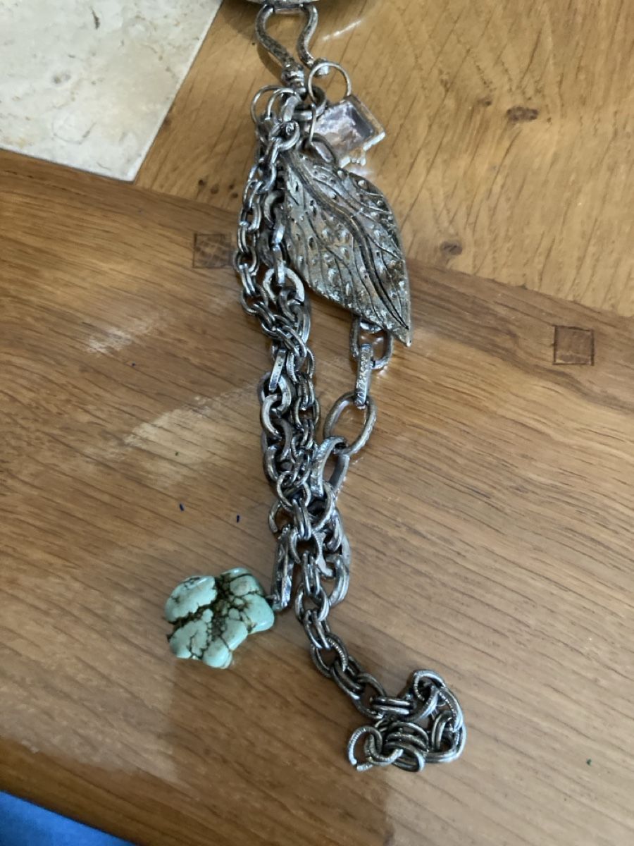 Catenine: Collier turquoise en métal – Usato da Bursinel venduto da SeveralLives 2