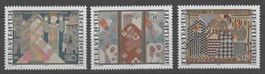 Liechtenstein 1979  Wehnacht, Stickerei Nigg Nr. 676-678 **