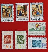 LIECHTENSTEIN 390 - 392 NIGG 946 947 -949 WEIHNACHTEN 1990**