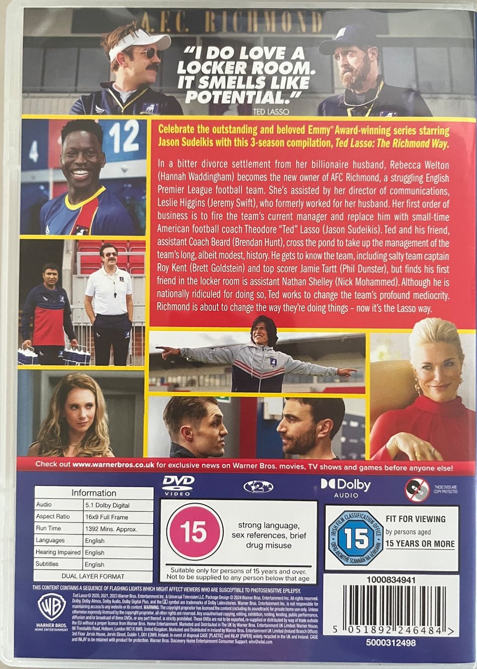 Tutti i DVDs: Ted Lasso Staffeln 1-3 – Usato da Kreuzlingen venduto da spaceman 1