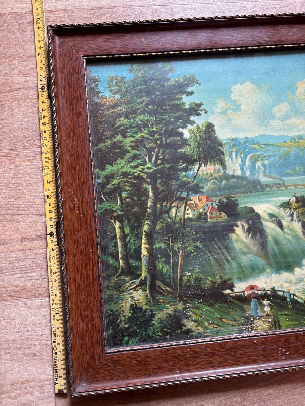 Tableaux: last calls: Bild Vintage Rheinfall Schaffhausen – D'occasion à Speicher par CH-Schatzkammer 2