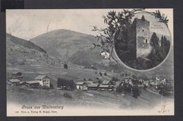 Waltensburg  GR   :   alte Ansichtskarte von 1907