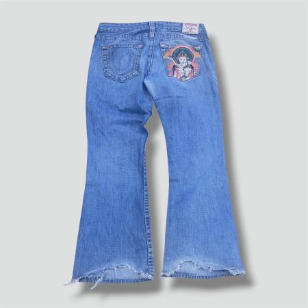 True Religion japanese vintage embroidered jeans streetwear
