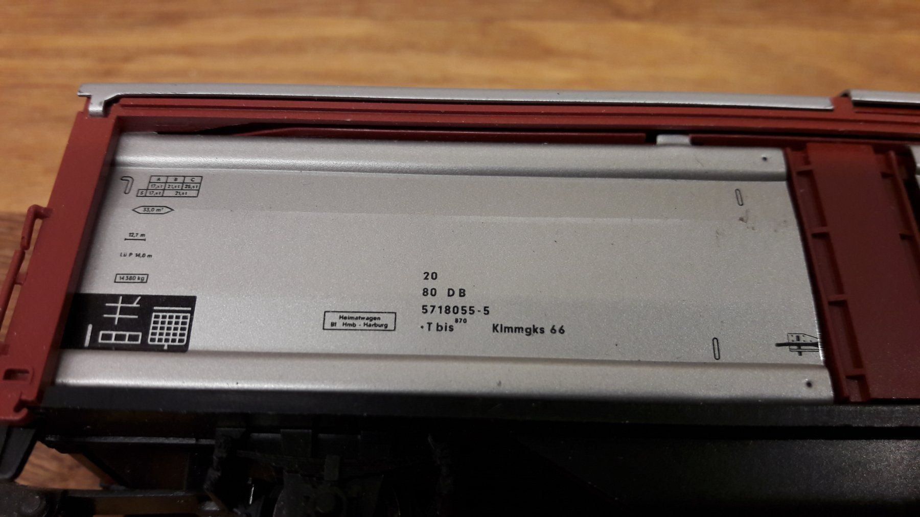 Märklin Modelleisenbahnen: Märklin HO AC : DB wagon couvert "Tbis" – Gebraucht aus Buttes von Cafe2005 6