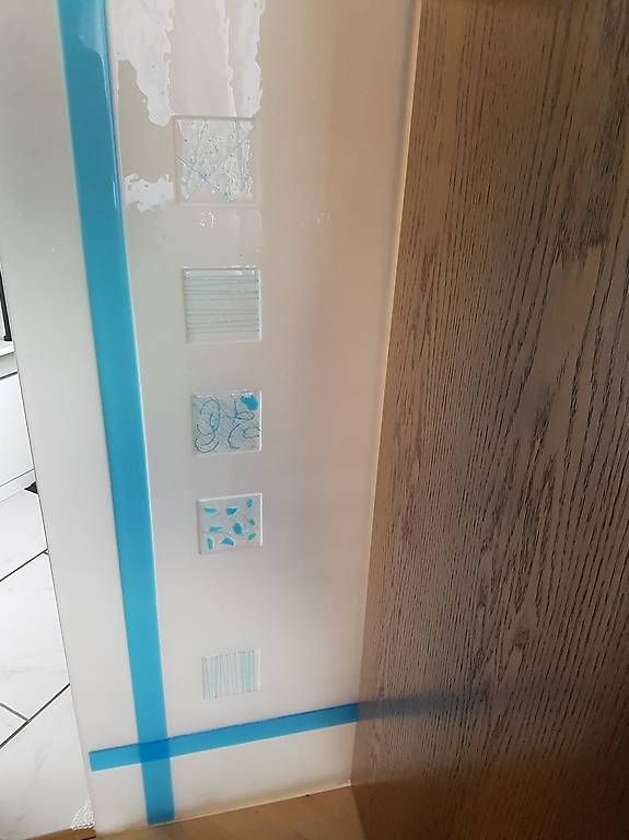 Porte: Diverse Glas-Tür-Einsätze oder Glas-Wandbilder – Usato da Boswil venduto da sinils 1