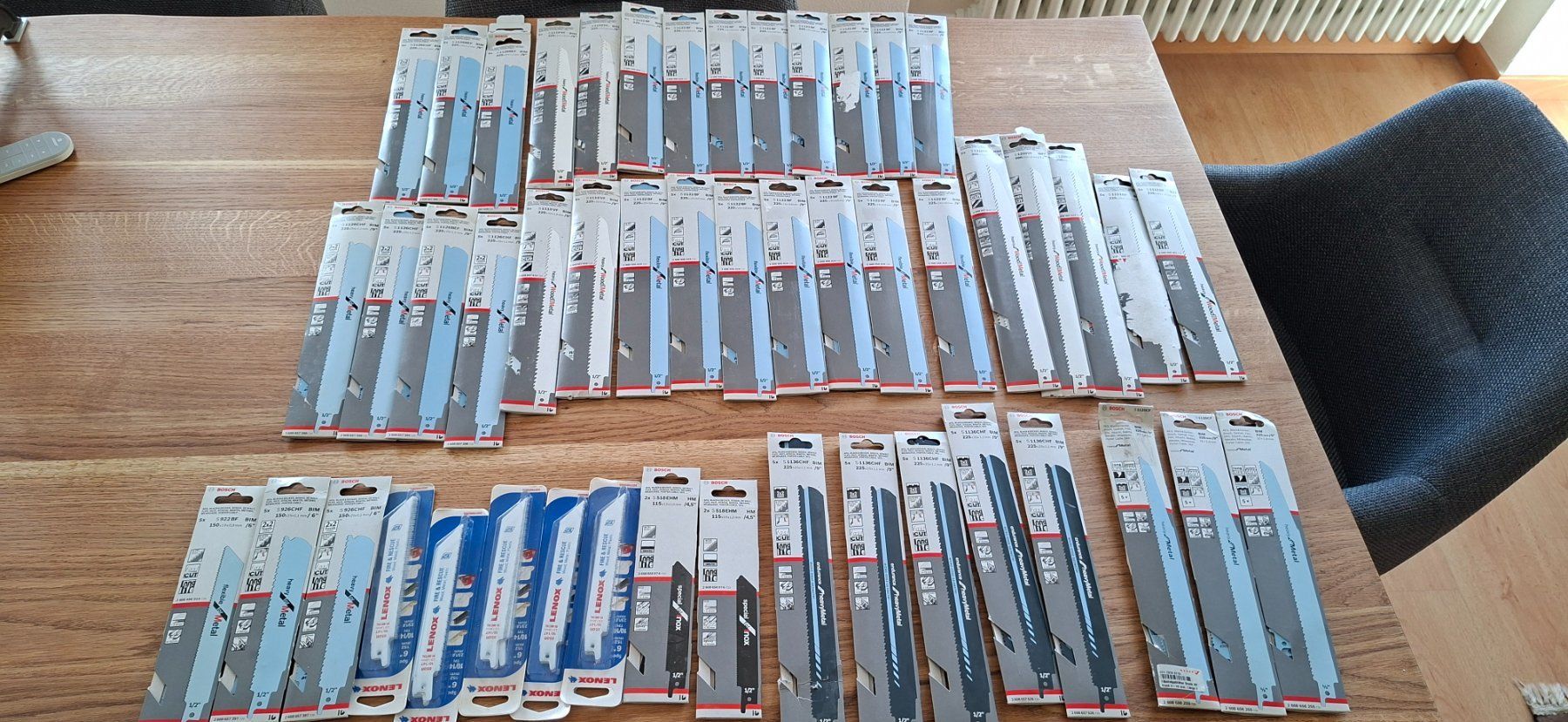 Bosch Seghe: 49 Pkg. Säbelsägen Blätter neu! – Usato da Domat Ems venduto da Gaar0
