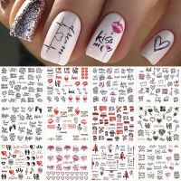 12 Designs Nagel Aufkleber Set Nagel Art