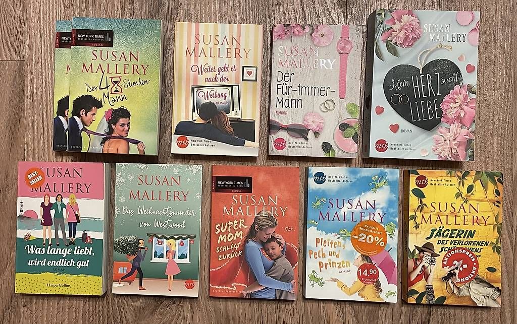 Libri: Susan Mallory - 9 Bücher, diverse – Usato da Bazenheid venduto da josiba_6