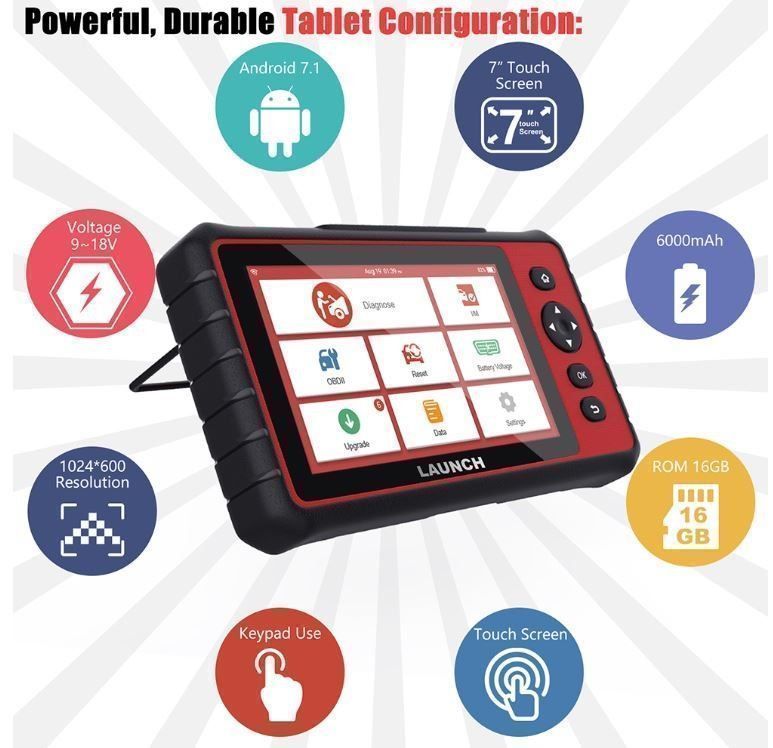 Launch Tutti gli attrezzi: Launch X431 CRP909 Komplett-System OBD2 – Nuovo e nell'imballaggio originale da Chur venduto da P0WER 5