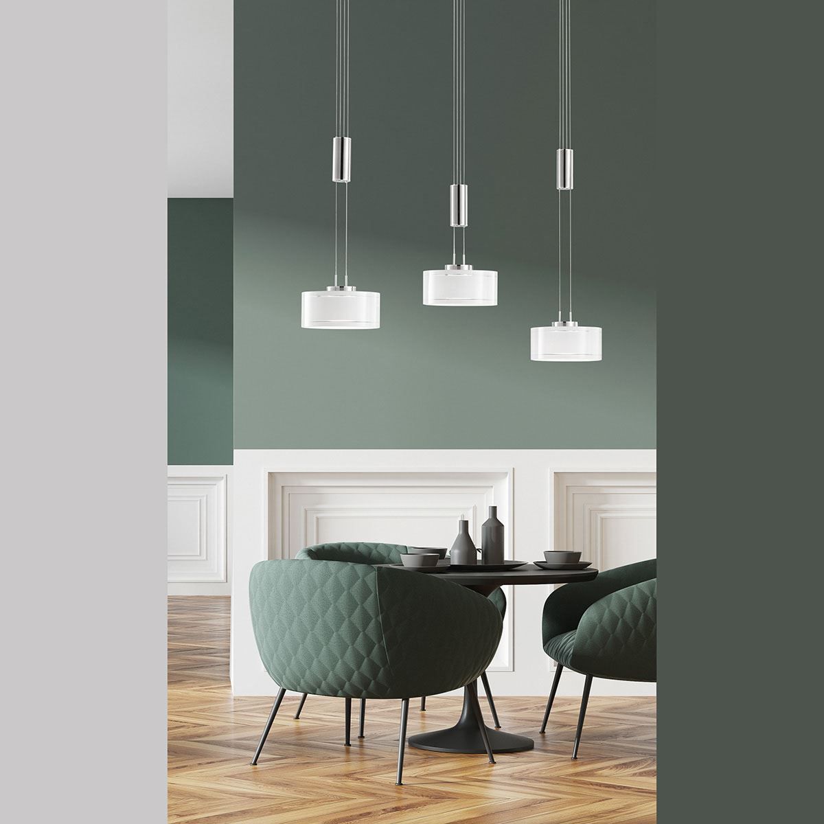 Lampadari & plafoniere: LED Pendelleuchte, 3 Strahler, 2900 LM – Nuovo (secondo la descrizione) da Kreuzlingen venduto da Smart-Light 1