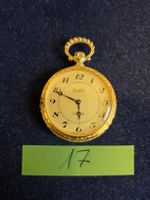 Taschenuhr Rontic vergoldet 17 Jewels Incabloc läuft..