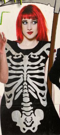Costume squelette / Sketett    TU.