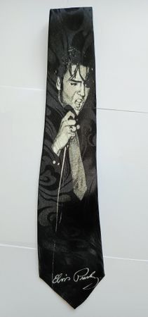 Magnifique cravate en soie ELVIS PRESLEY