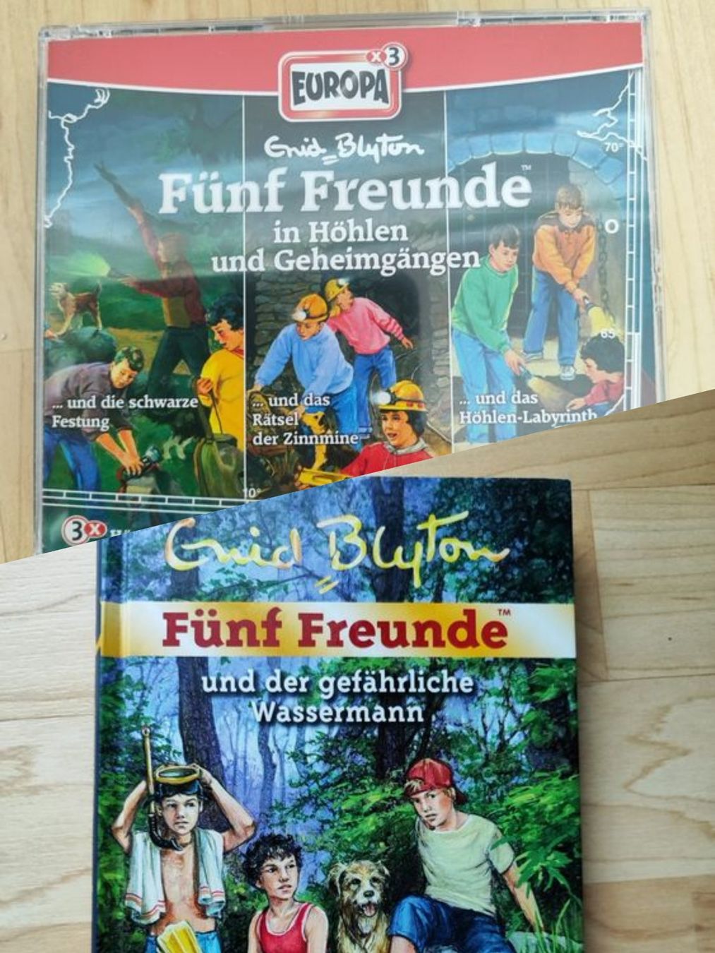 CD: Fünf Freunde 3 Hörspiele auf 3 CD's & ein Buch – Usato da Seon venduto da Mandes1
