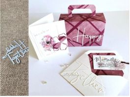 Stanzschablone Nr. R156, Happy, Together (Sizzix geeignet)