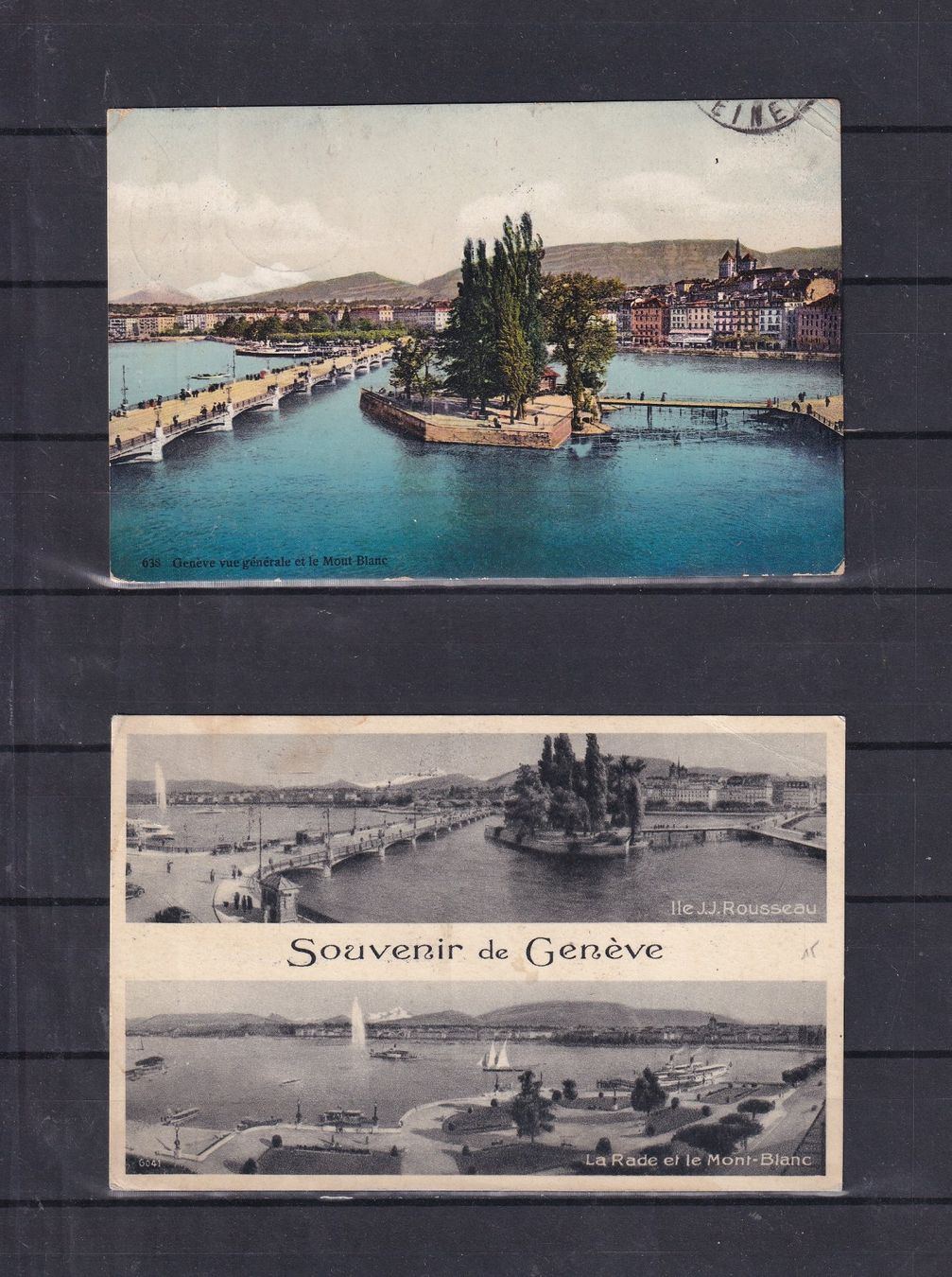Cartoline postali: Cartes postale GENEVE   circulées – Usato da Nyon venduto da an54 4